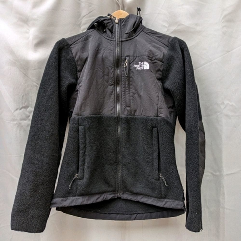 Hooded North Face fleece jacket